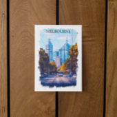 メルボルンオーストラリアシティビュートラベル ポストカード