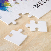 メルボルンオーストラリアスカイライン ジグソーパズル (側面)