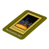 メルボルンオーストラリアCBDナイトライト マグネット (左側)