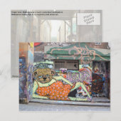 メルボルングラフィティアーバンアートポストカードホテル ポストカード (正面/裏面)