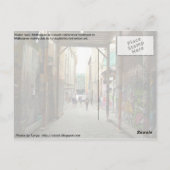 メルボルングラフィティアーバンアートポストカードホテル ポストカード (裏面)