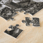 メルボルンシティのバードアイビュー ジグソーパズル (側面)