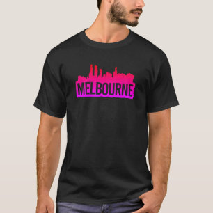 メルボルンシティオーストラリアビクトリアスカイラインのお土産 Tシャツ