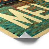 メルボルンスカイラインオーストラリア ポスター (角)