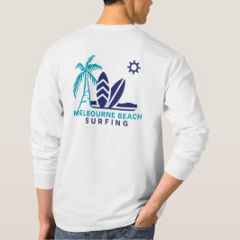 メルボルンビーチ フロリダ サーフィンTシャツ Tシャツ