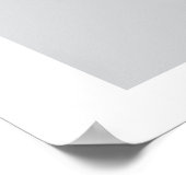 メルボルンホワイトシティ地図ポスター ポスター (角)