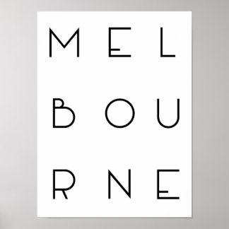 メルボルンポスター ポスター