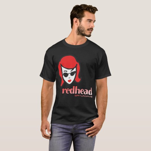 メルボルンヴィンテージナイトクラブのロゴ「RedHead」 Tシャツ (正面フル)