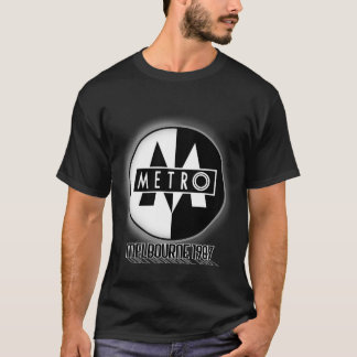 メルボルンヴィンテージナイトクラブロゴ「Metro」1987 Tシャツ