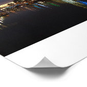 メルボルン夕べスカイライン ポスター (角)