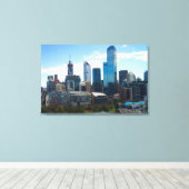 メルボルン市 キャンバスプリント (インサイチュ (ウッドフロア))