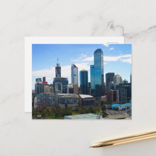 メルボルン市 ポストカード (正面/裏面インサイチュ)