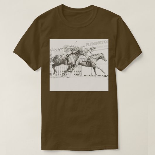 メルボルン杯 Tシャツ (デザイン正面)