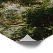 メルボルン近くの説教壇の岩 ポスター (角)