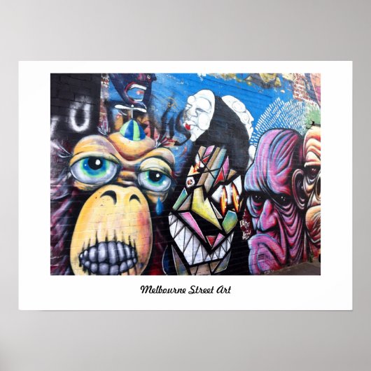 メルボルン通りアート/グラフィッティポスター ポスター (正面)