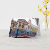 メルボルン電車ホール カード (黄色い花)