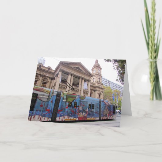 メルボルン電車ホール カード (正面)