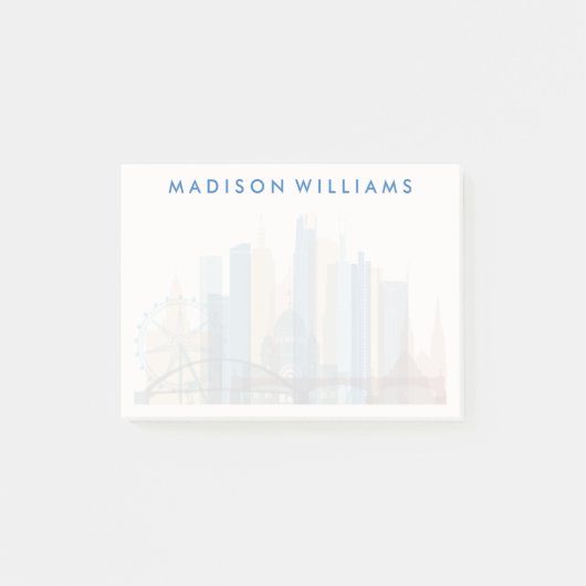 メルボルン（オーストラリア）|シティスカイライン ポストイット (正面)