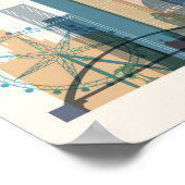 メルボルン（オーストラリア） |スカイライン ポスター (角)