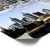 メルボルン – オーストラリア – モザイク – ポスター (角)