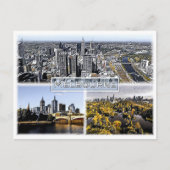 メルボルン – オーストラリア – モザイク – ポストカード (正面)