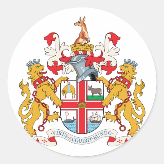 メルボルン，オーストラリア ラウンドシール (正面)