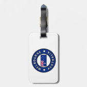 メルボルン・オーストラリア ラゲッジタグ (裏面縦)