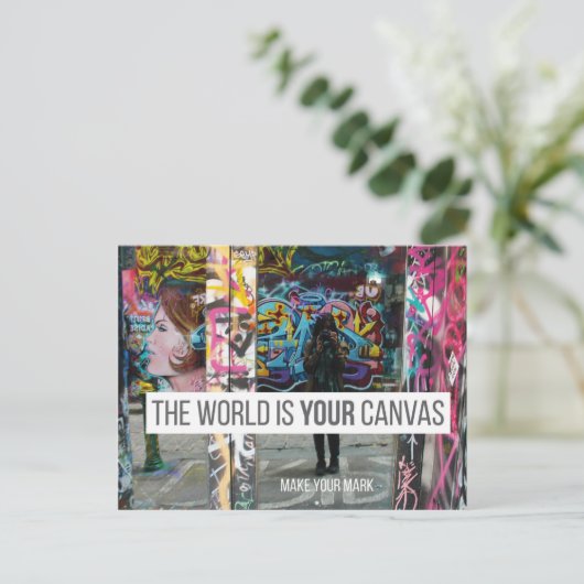 メルボルン(オーストラリア)引用文はがき – Graffiti ポストカード (スタンド正面)