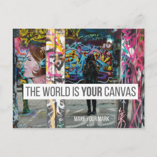 メルボルン（オーストラリア）引用文はがき – Graffiti ポストカード
