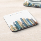 メルボルン、オーストラリア|都市スカイライン コースター (左側)