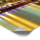 メルボルン，オーストラリア。2の夜景 ポスター (角)