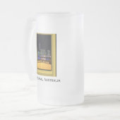 メルボルン オーストラリア CBD 夜景 フロストグラスビールジョッキ (正面左)