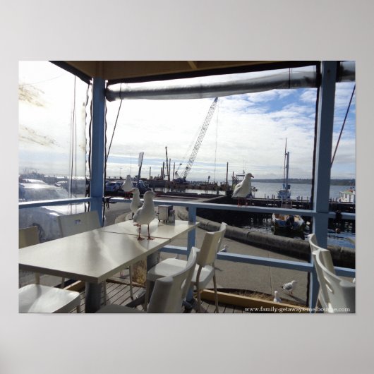 メルボルン – モリントンビーチランチタイム ポスター (正面)