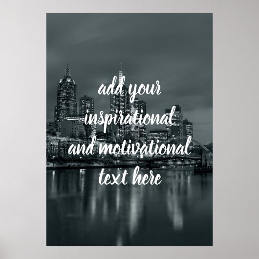 メルボルン(夜) ポスター (正面)