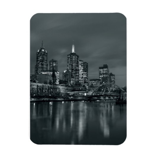 メルボルン（夜） マグネット (縦)