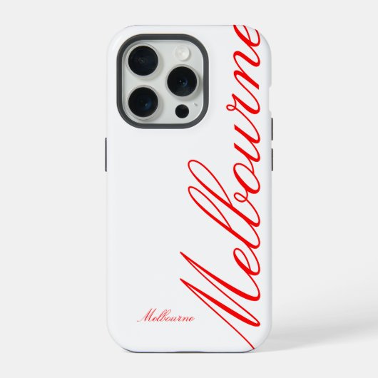 メルボルン – 美しいiPhoneケース iPhoneケース (裏面)