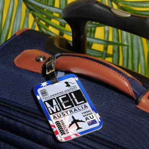 メルボルン MEL 空港コード ラゲッジタグ