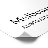 メルボルンAUウォールポスターウォールアート ポスター (角)