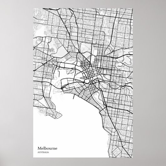 メルボルンAUウォールポスターウォールアート ポスター (正面)
