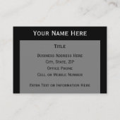 メルボルンCBDクイーンズブリッジシティライト 名刺 (裏面)