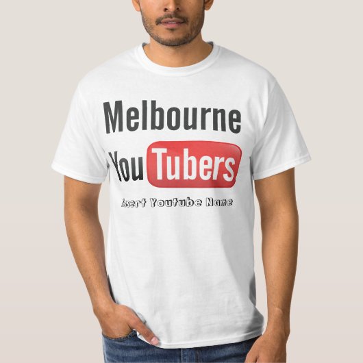 メルボルンYoutubers Tシャツ (正面)