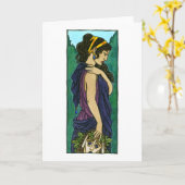 メルポメネグリーティングカード カード (黄色い花)