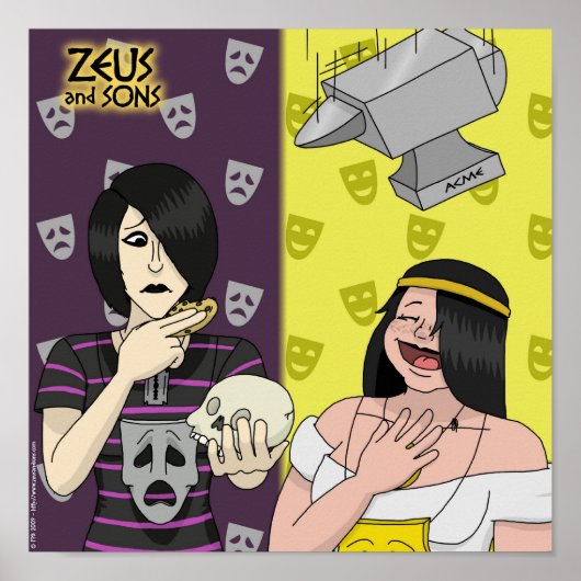 メルポメンとタリア ポスター (正面)