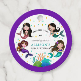 メルマイドかわいらしズアンダーザシーガールズ誕生日 フェイバータグ