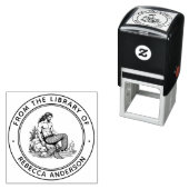 メルマンオンロックス図書室蔵書票図書室 セルフインキングスタンプ (インサイチュ)