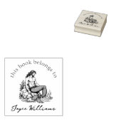 メルマンブックラバーギフト「From the Library Of」本 ラバースタンプ (押印)