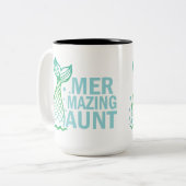 メルマージングおばさん/アメージング人魚おばさん ツートーンマグカップ (正面左)