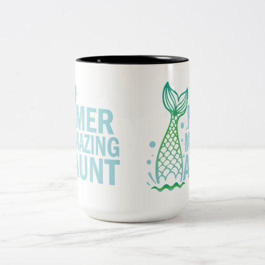 メルマージングおばさん/アメージング人魚おばさん ツートーンマグカップ (中央)