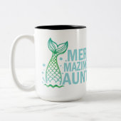 メルマージングおばさん/アメージング人魚おばさん ツートーンマグカップ (左)