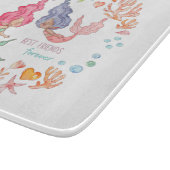 メルマ最高のイドフレンズフォーエバーBFF パーソナライズされた カッティングボード (角)